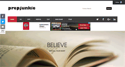 Desktop Screenshot of prepjunkie.com